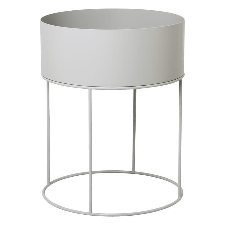 Ferm Living plant box rund, ljusgrå Ferm Living