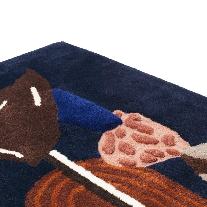 Ferm Living tuftad väggdekoration - Mörkblå - Ferm LIVING