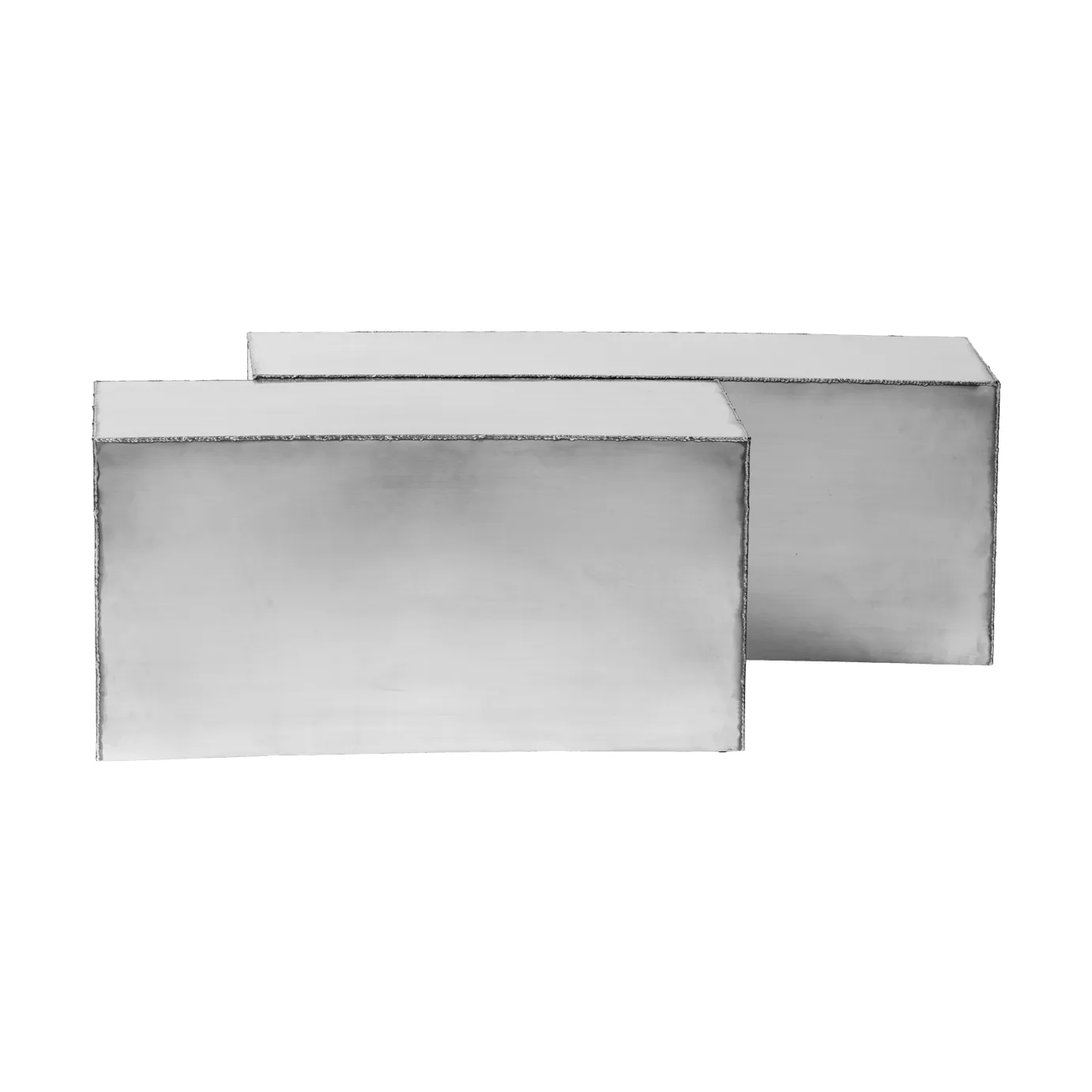 Ferra soffbord 2 delar, Stainless steel Ferm Living