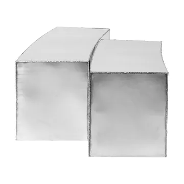 Ferra soffbord 2 delar - Stainless steel - Ferm Living