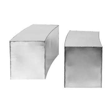 Ferra soffbord 2 delar - Stainless steel - Ferm Living