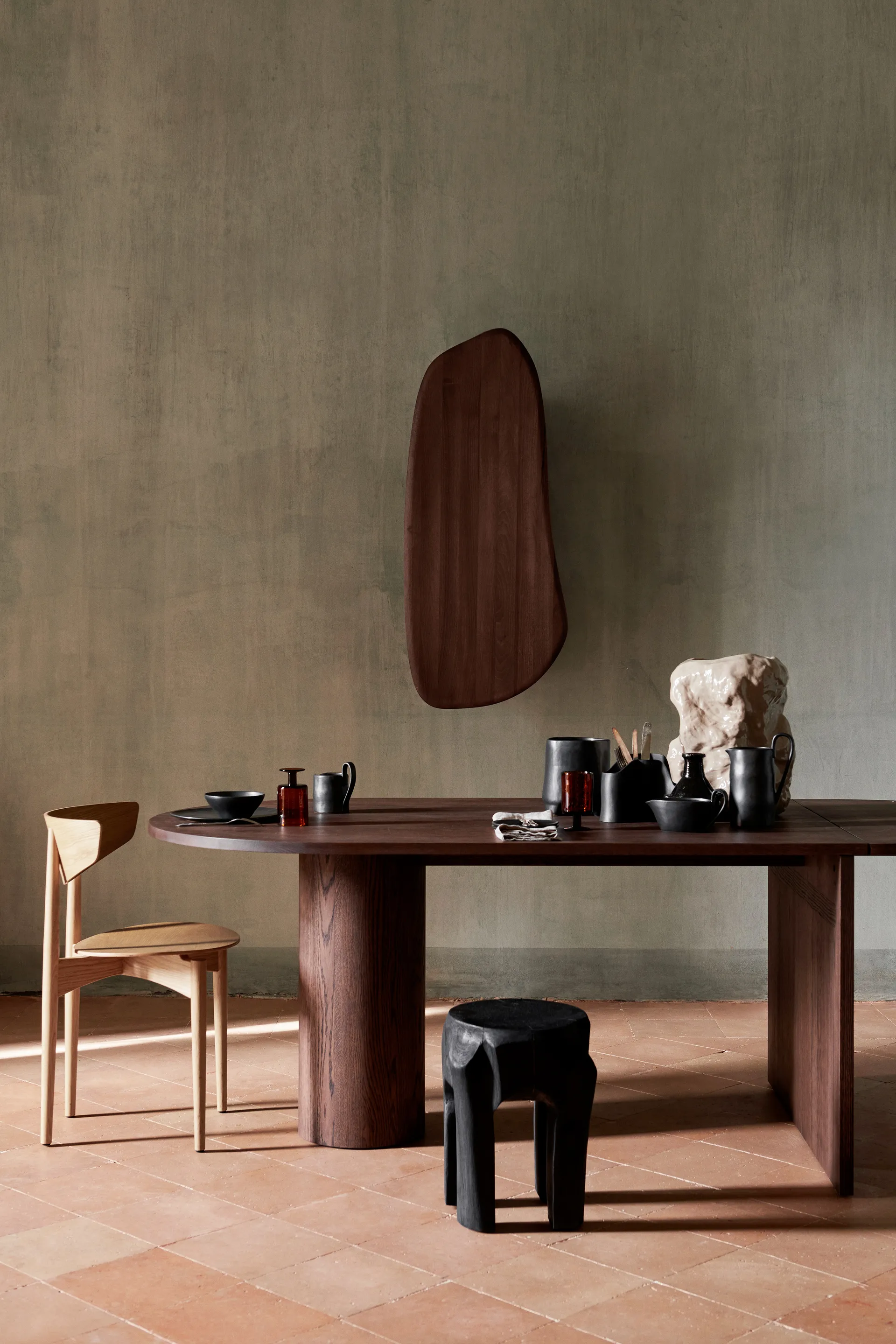 Feve väggskåp, Walnut Ferm Living
