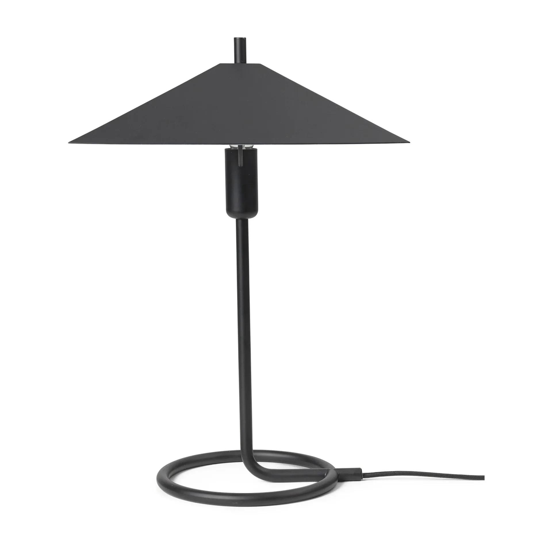 Filo square bordslampa, Black-black Ferm Living