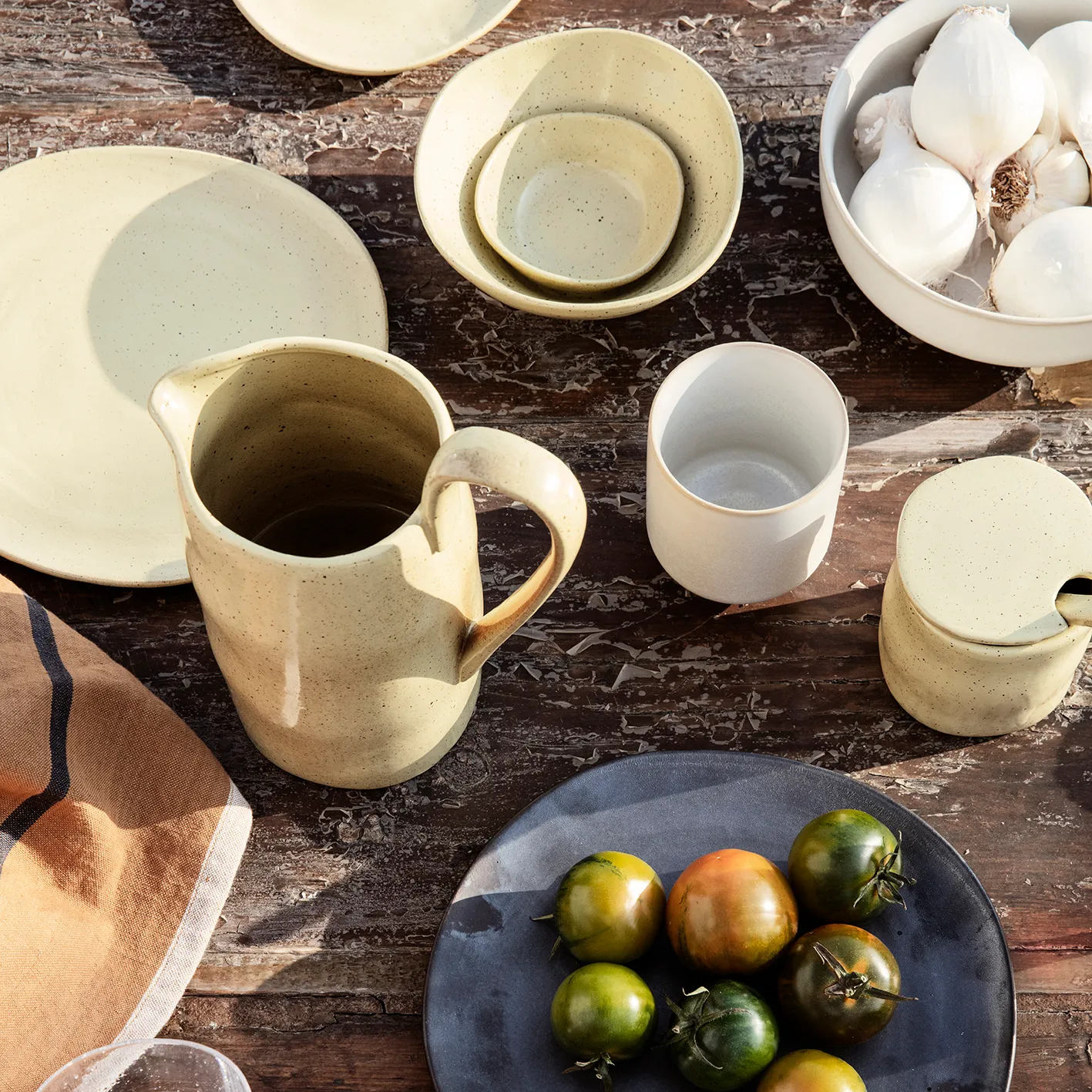 Flow skål 14,5 cm, Gulspräcklig Ferm Living