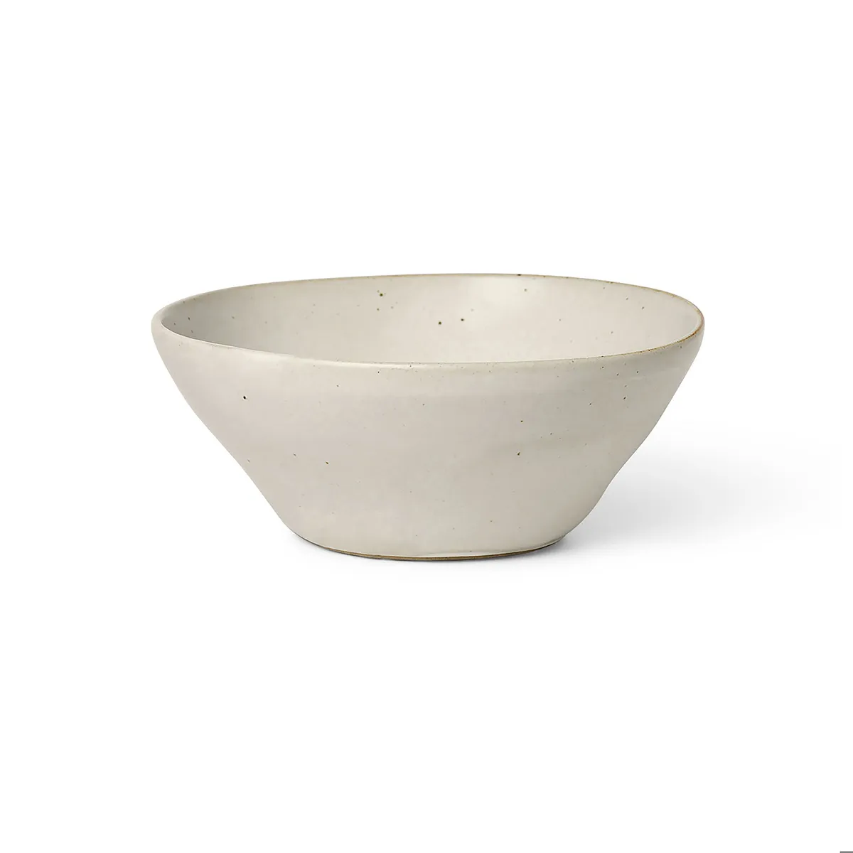 ferm LIVING Flow skål 14,5 cm Off-white speckle