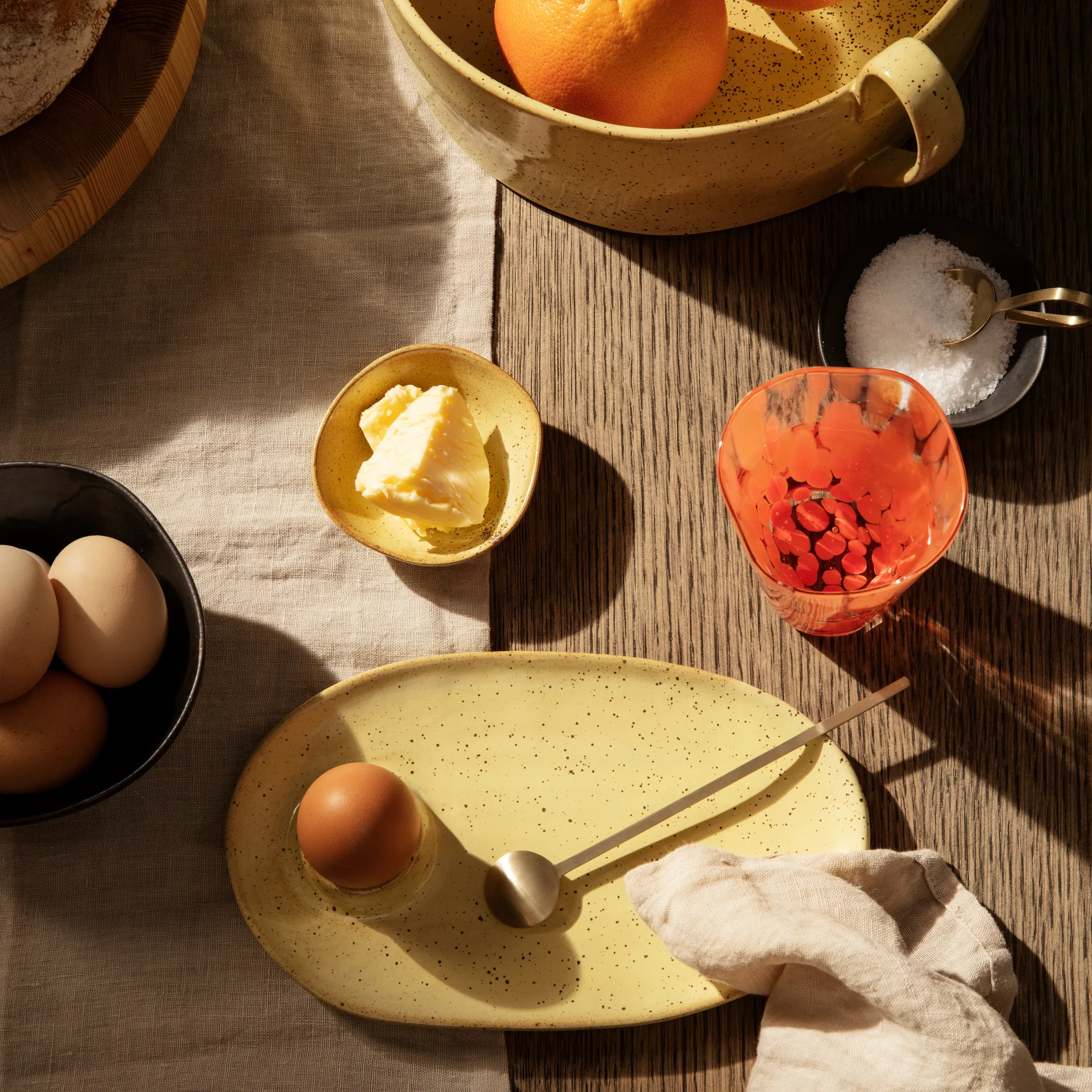 Flow skål 9 cm, Svart Ferm Living