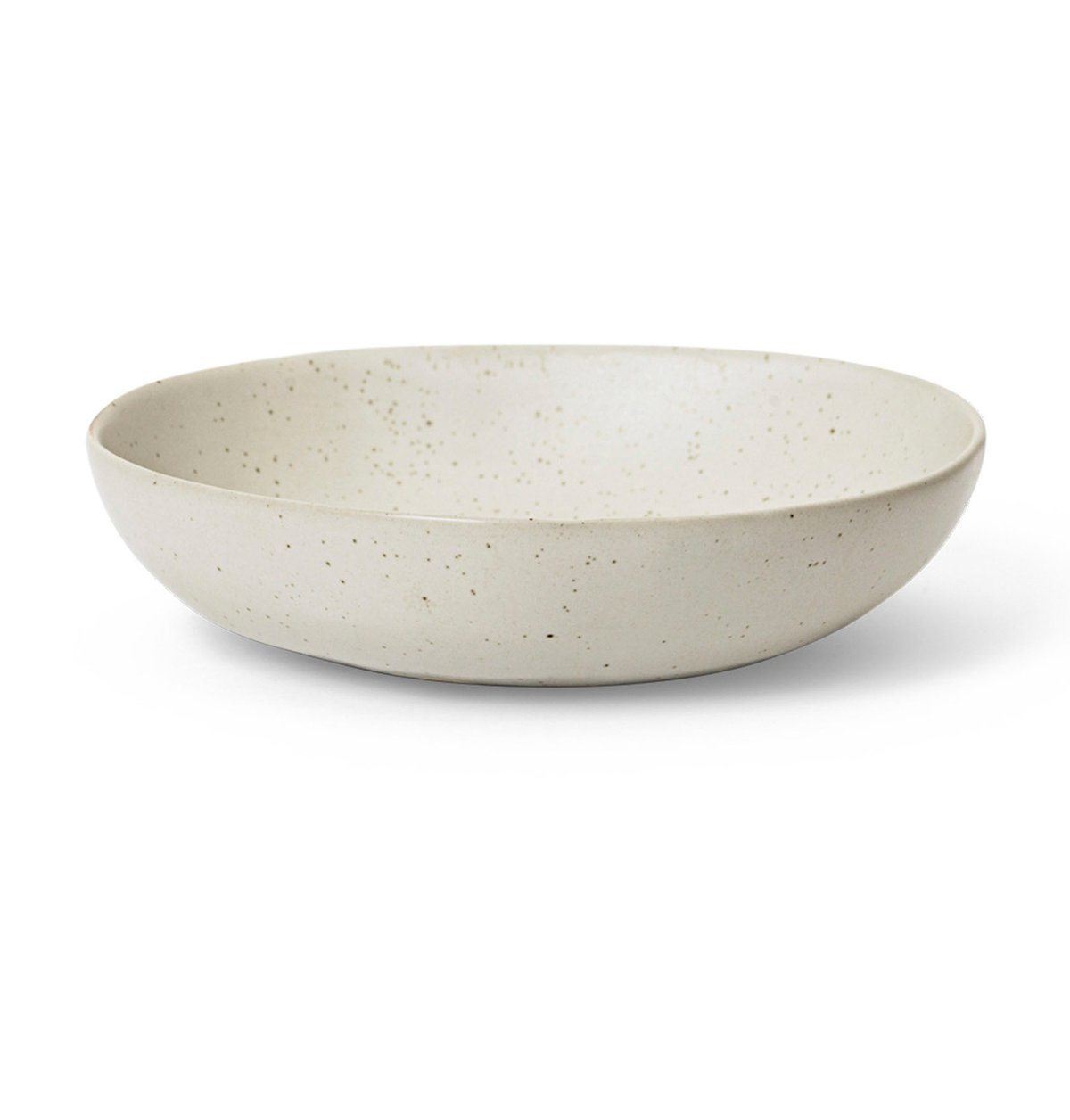 Ferm Living Flow skål large 19,5 cm Off-white speckle