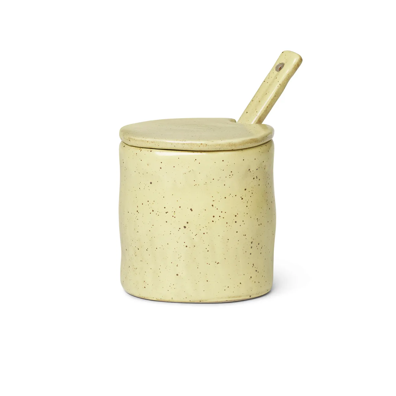 Flow syltburk med sked, Gulspräcklig Ferm Living