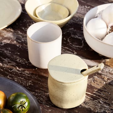 Flow syltburk med sked - Gulspräcklig - Ferm LIVING