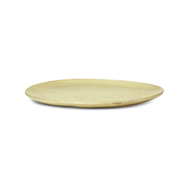 Flow tallrik 22 cm, Gulspräcklig Ferm Living