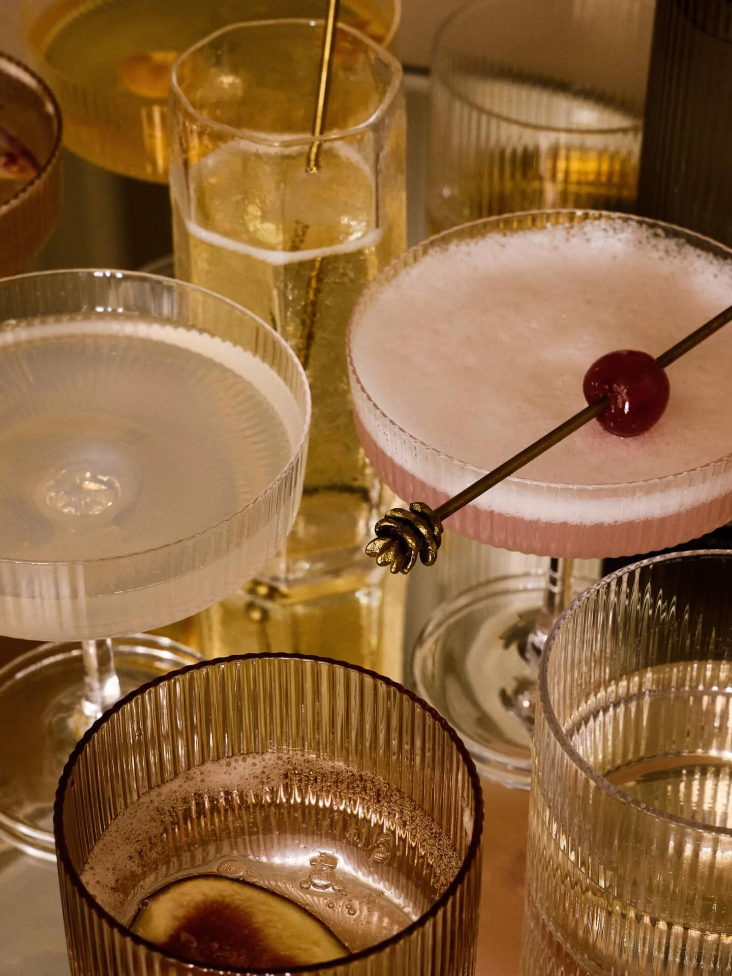Forest drinkpinnar 6-pack, Mässing Ferm Living