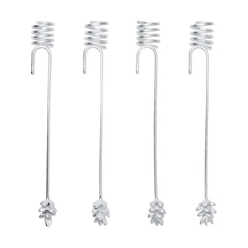 Forest ljushållare till julgran 4-pack - Silver - Ferm Living