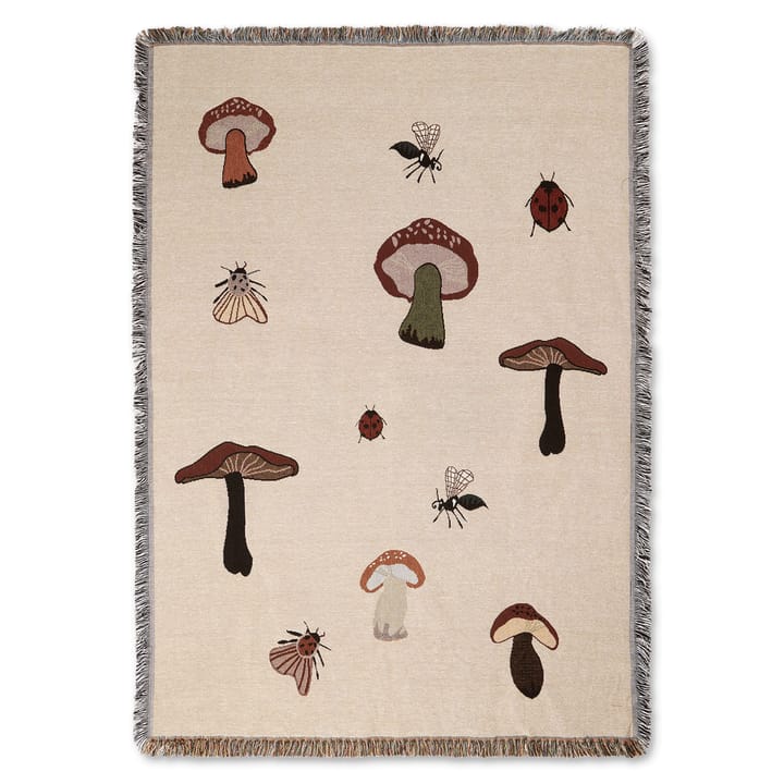 Forest tapestry pläd 120x170 cm - Sand - Ferm Living