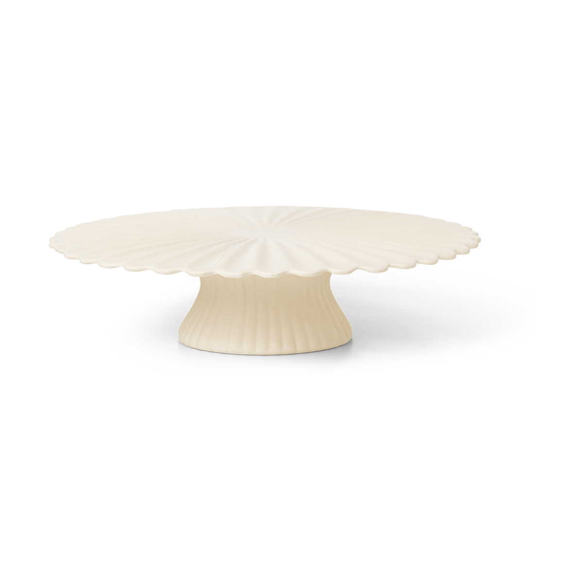 Ferm Living Fountain tårtfat 31 cm Off white | Skandinavisk Design | Tårtfat & Kakfat | Vit