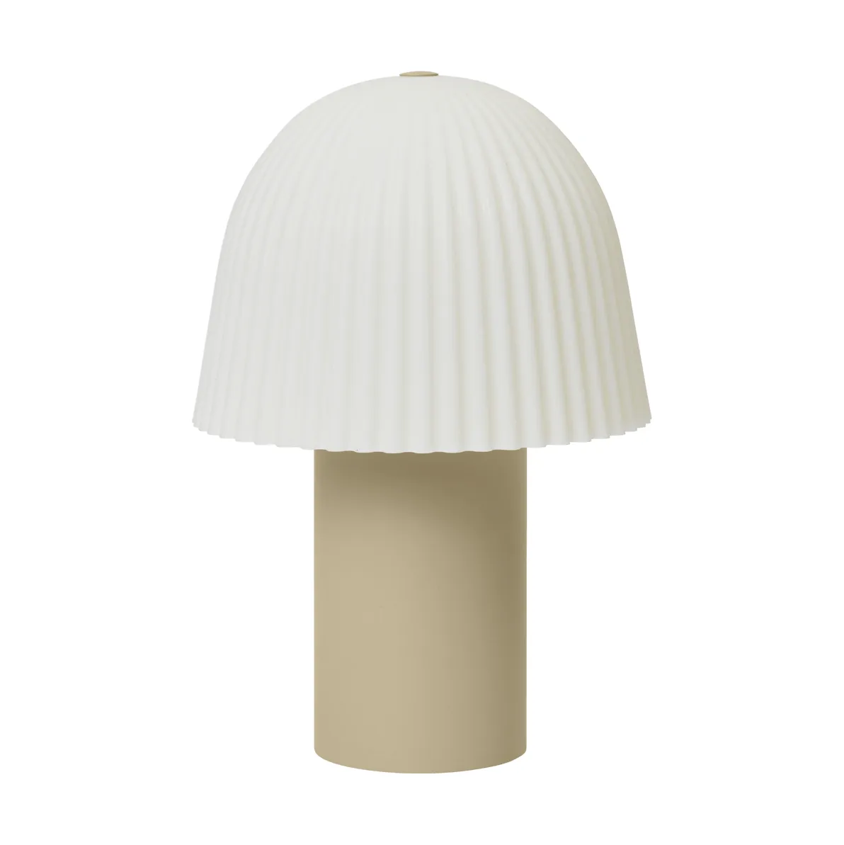 Ferm Living Frill portabel lampa Cashmere-white | Skandinavisk Design | Bordslampor | Beige