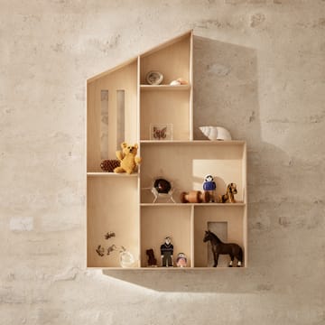 Funkishus miniatyr hylla - Natural - Ferm Living