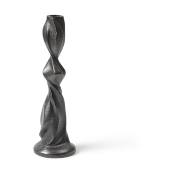 Gale ljusstake 25 cm - Blackened Aluminium - Ferm Living