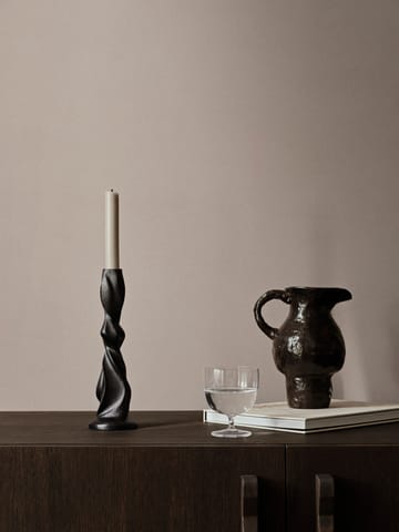 Gale ljusstake 25 cm - Blackened Aluminium - ferm LIVING