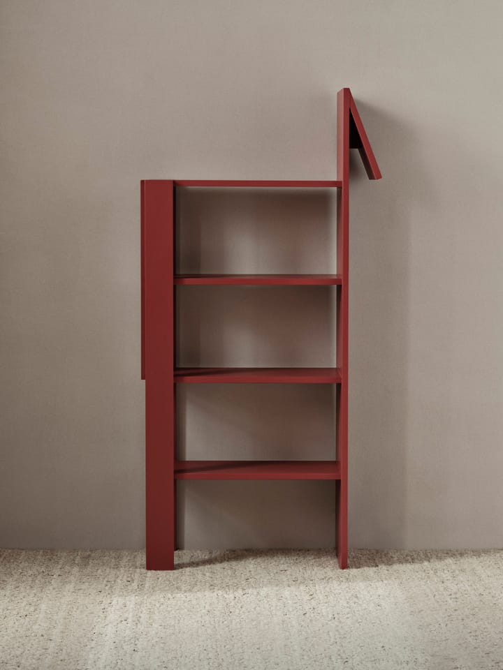 Giraffe bokhylla 69x140 cm - Poppy Red - ferm LIVING