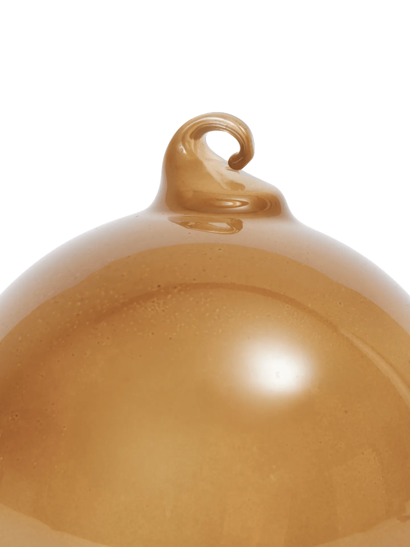 Glass bauble julkulor L Ø10 cm 3 delar, Roseate Opaque Ferm Living