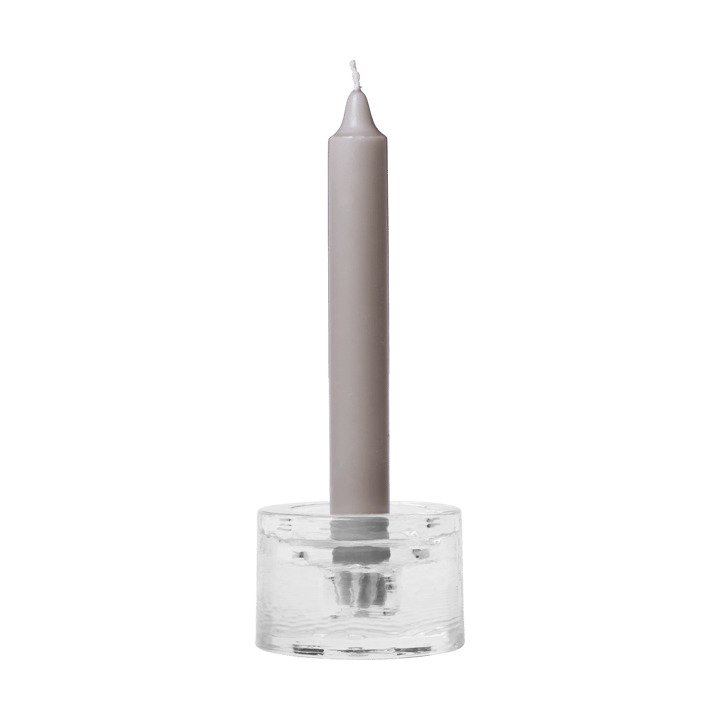 Gradia ljusstake round Ø8 cm, Clear Ferm Living