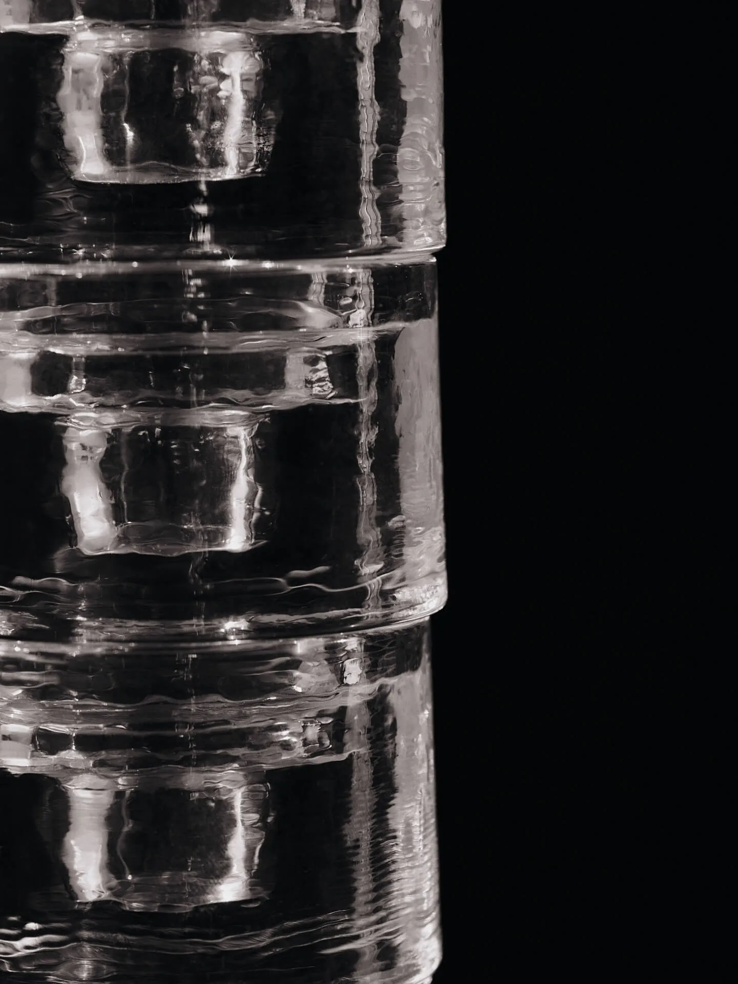 Gradia ljusstake round Ø8 cm, Clear Ferm Living