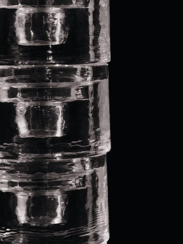 Gradia ljusstake round Ø8 cm - Clear - Ferm Living