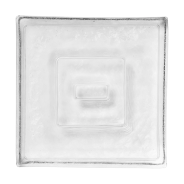Gradia ljusstake square 16x16 cm - Clear - Ferm Living