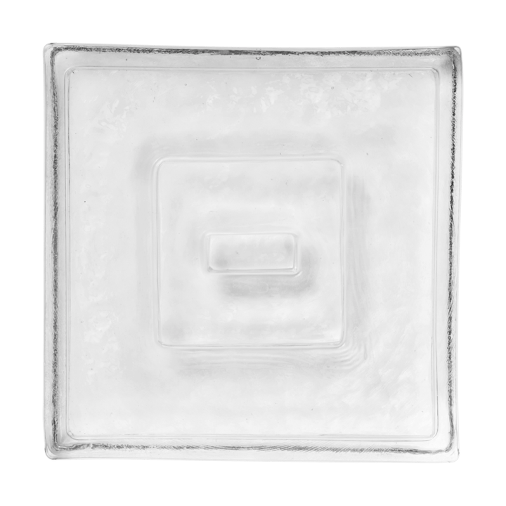 Gradia ljusstake square 16x16 cm, Clear Ferm Living