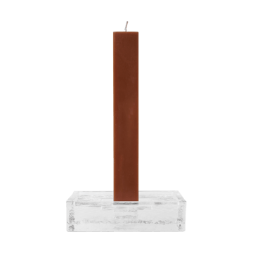 Gradia ljusstake square 16x16 cm - Clear - Ferm Living