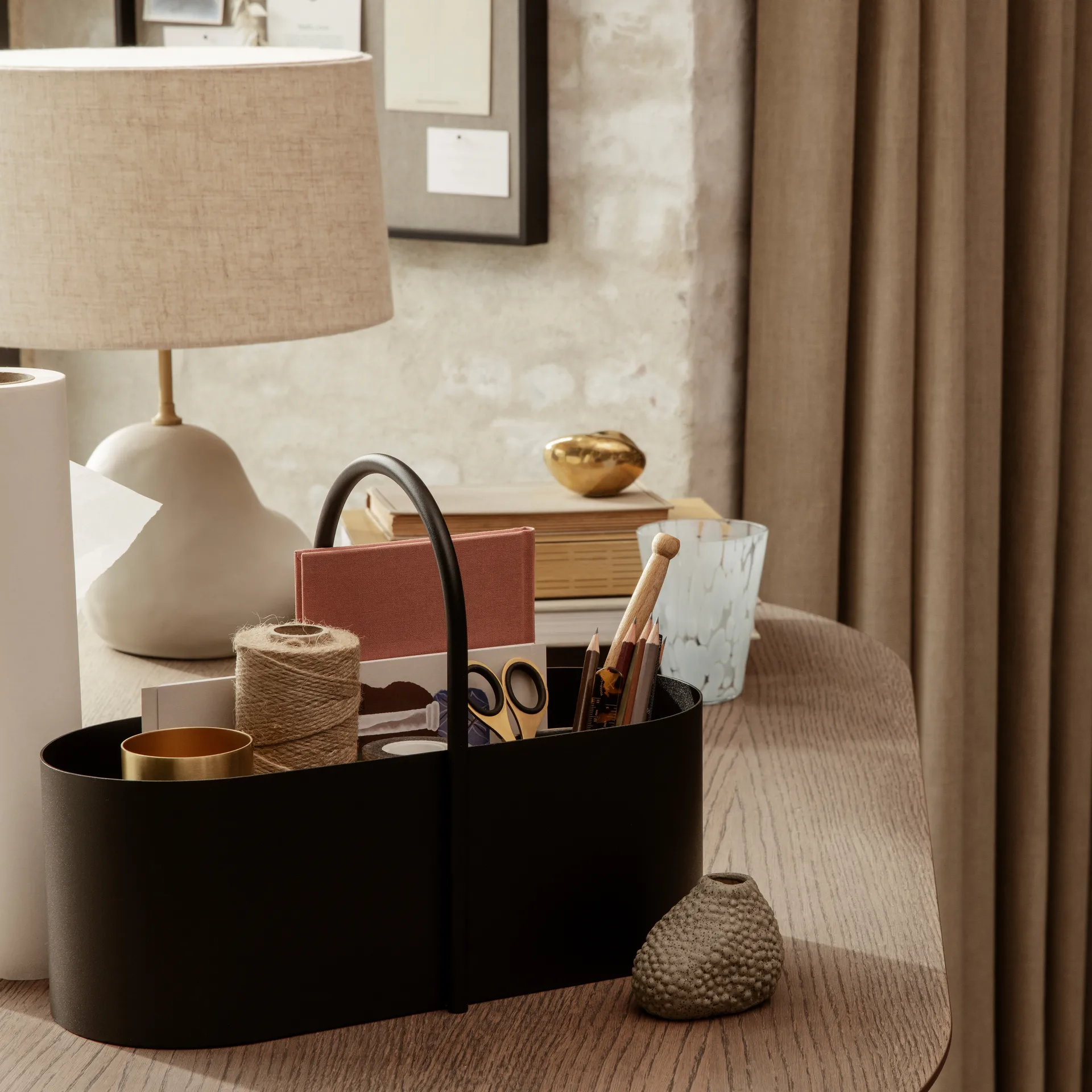 Grib Toolbox förvaringsbox, Black Ferm Living