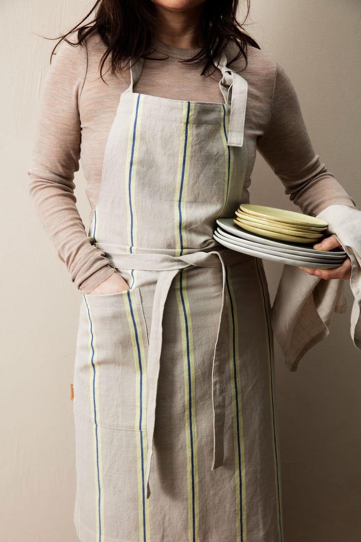 Hale förkläde, Oyster-lemon-bright blue Ferm Living