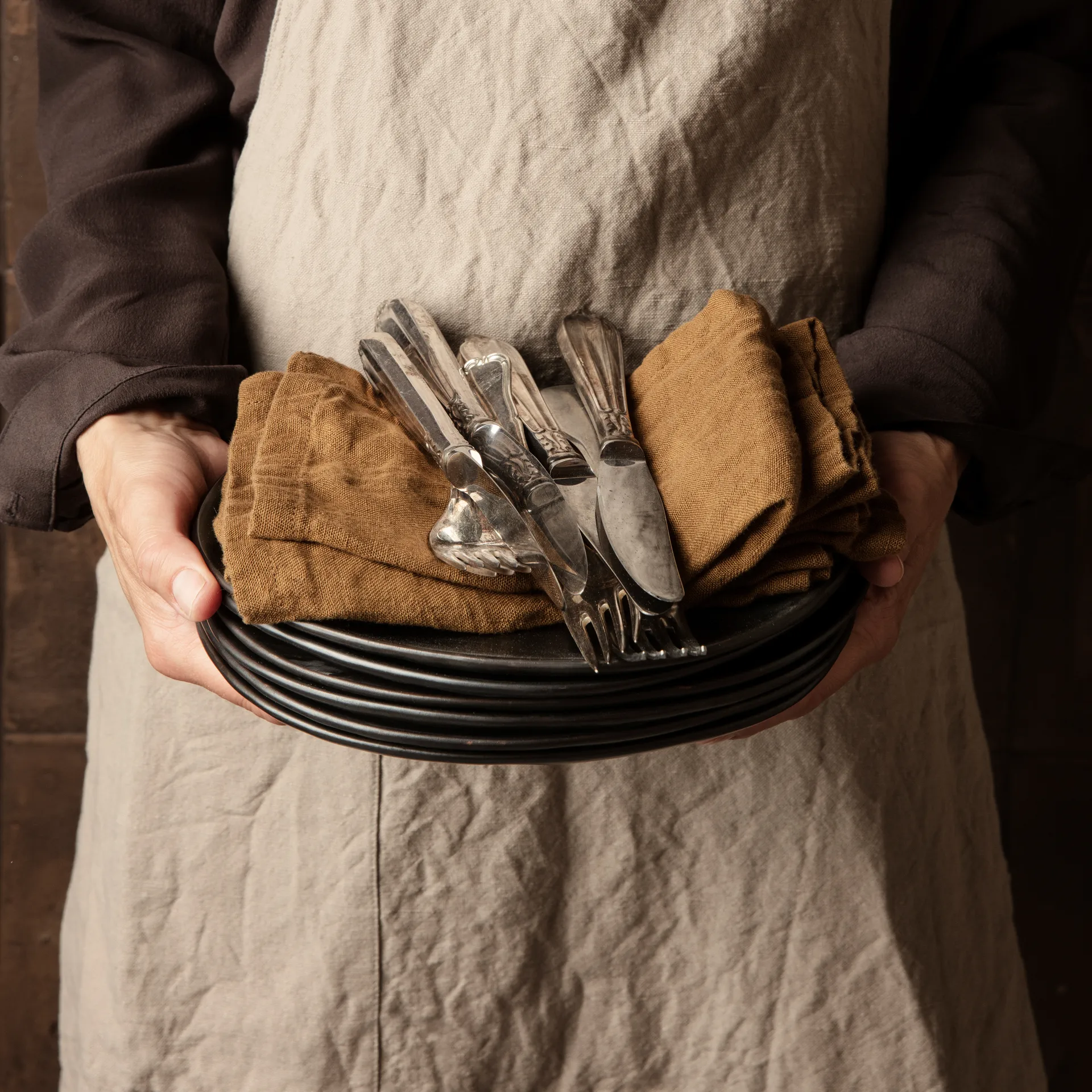 Hale förkläde, Sand Ferm Living