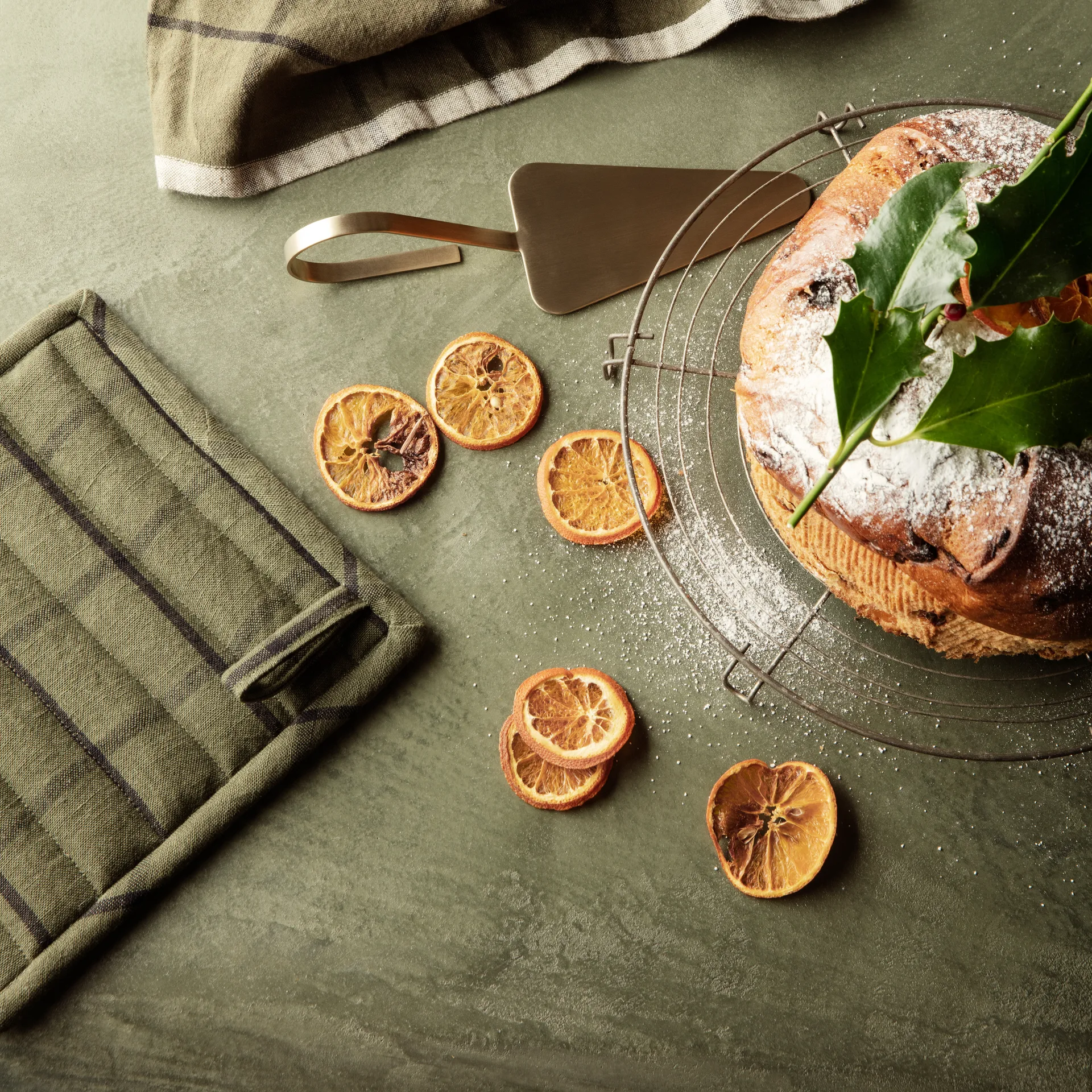 Hale grytlapp 2-pack, Grön-svart Ferm Living