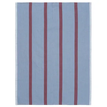 Hale kökshandduk 50x70 cm - Faded blue-burgundy - Ferm Living
