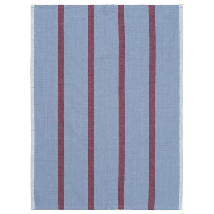 Hale kökshandduk 50x70 cm - Faded blue-burgundy - Ferm LIVING