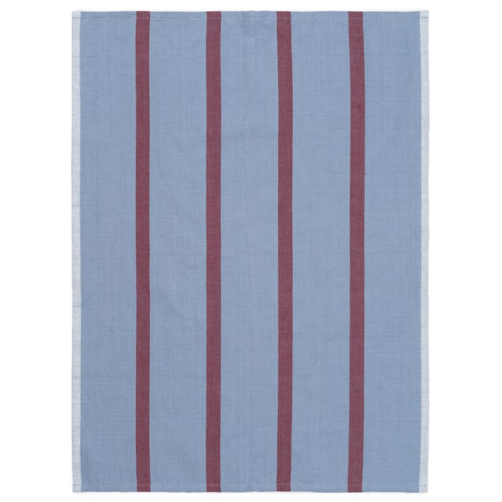 Hale kökshandduk 50x70 cm - Faded blue-burgundy - Ferm LIVING