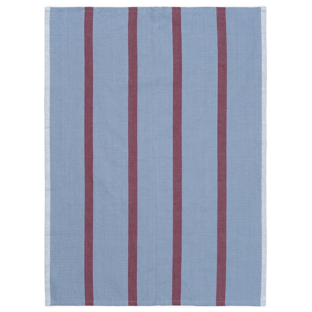 Ferm Living Hale kökshandduk 50x70 cm Faded blue-burgundy