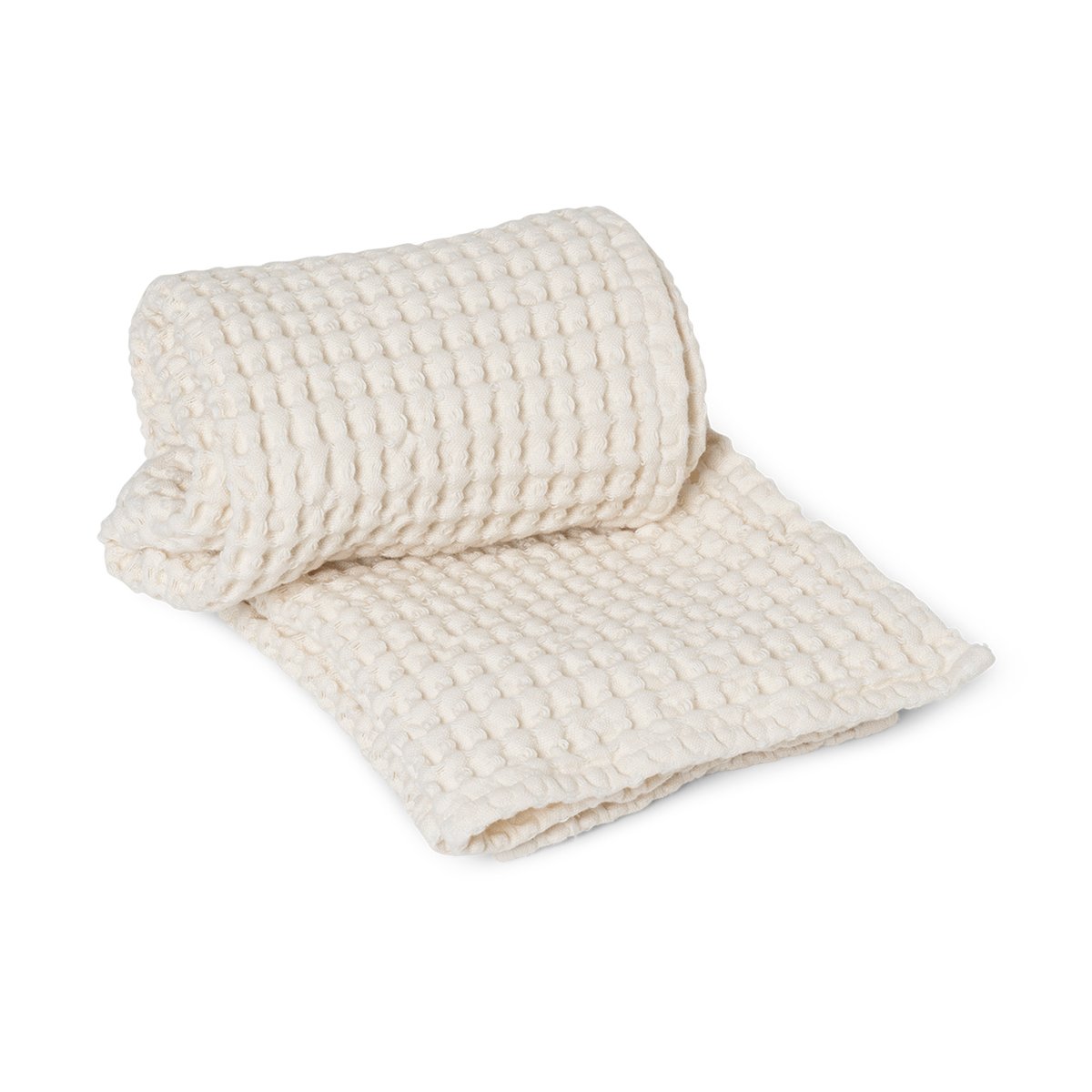 Ferm Living Handduk ekologisk bomull off-white 50x100 cm