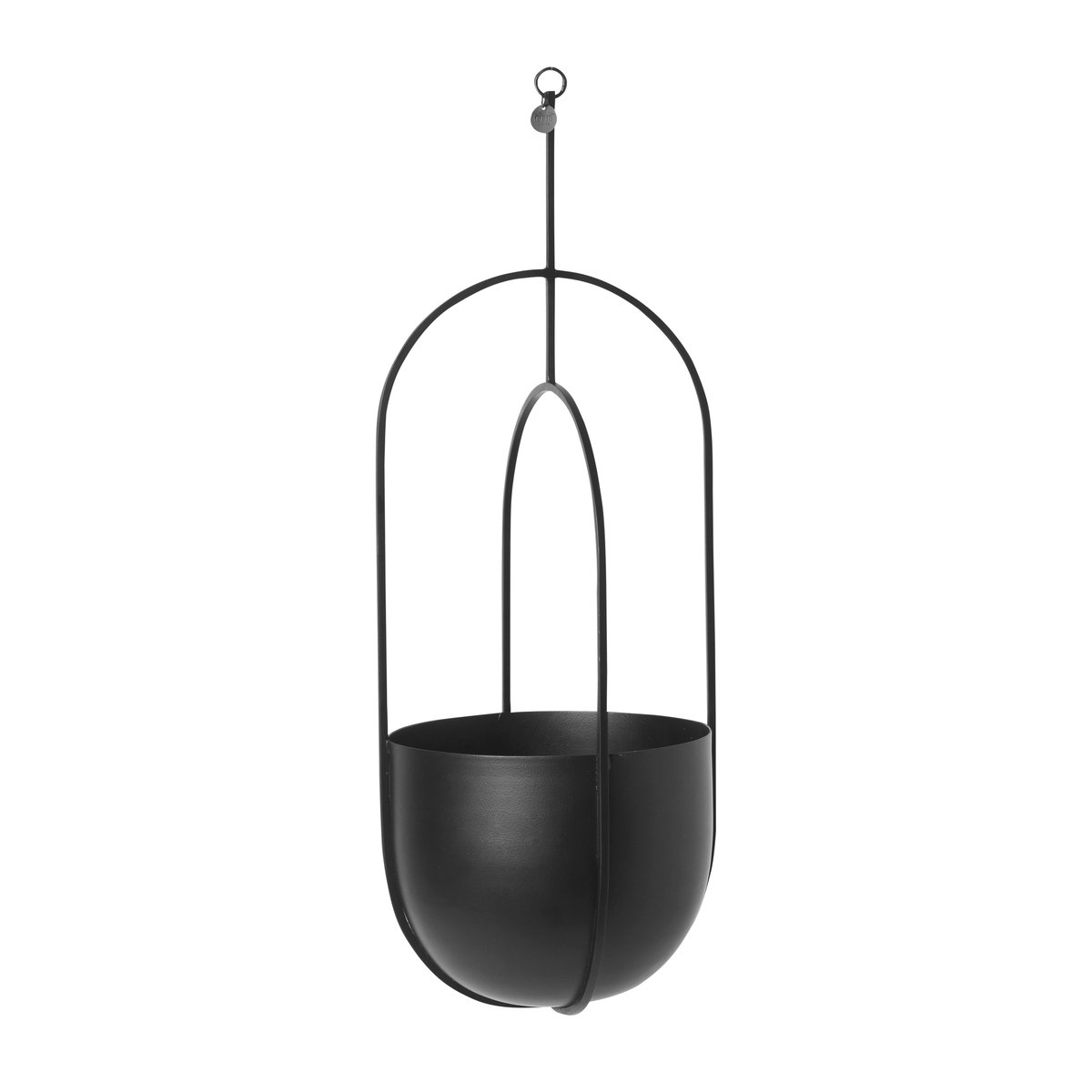 Ferm Living Hanging deco pot hängande kruka 18.5 cm Svart