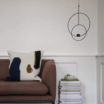 Hanging tealight ljuskrona rund - svart - Ferm LIVING