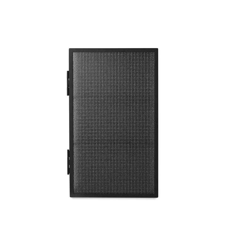 Haze Väggskåp, black, rutigt glas Ferm Living