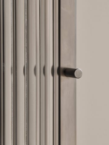 Haze väggskåp - Reeded glass - stainless steel - Ferm Living