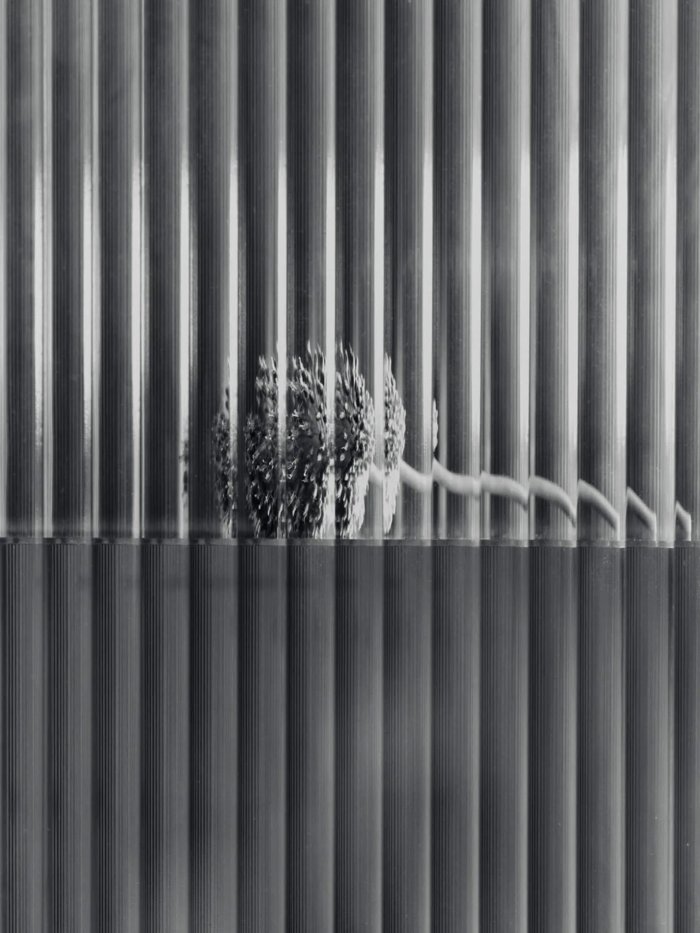 Haze väggskåp, Reeded glass - stainless steel Ferm Living