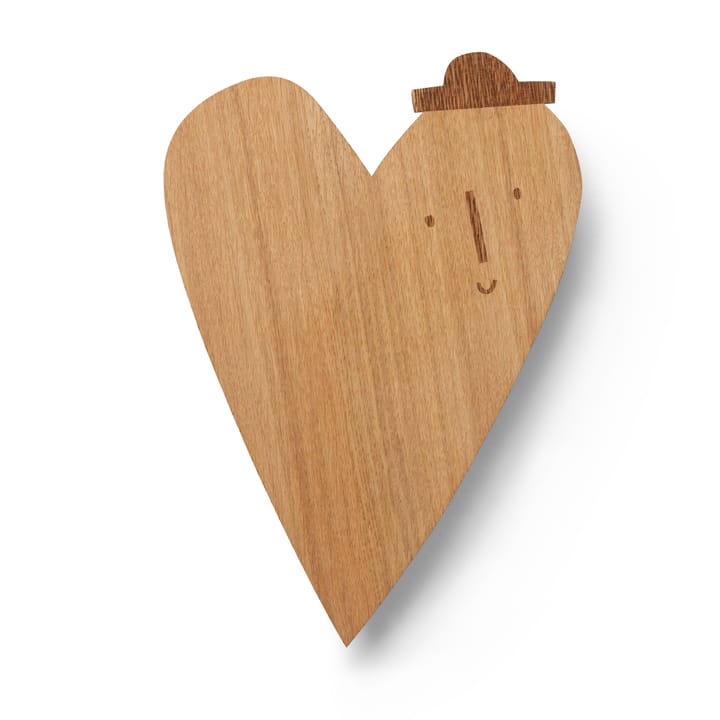 Heart vägglampa, Oljad ek Ferm Living
