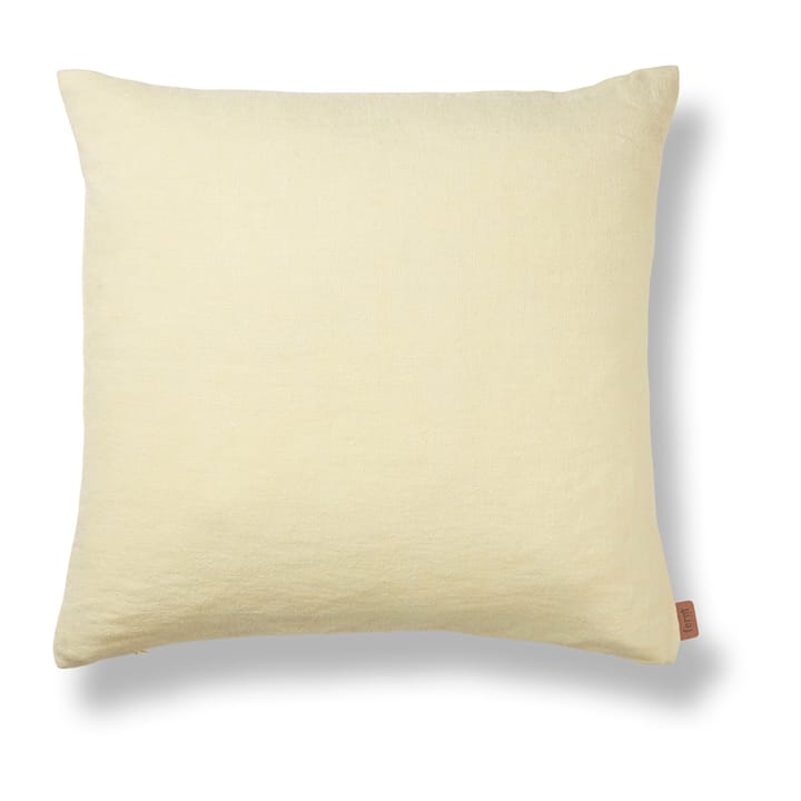 Heavy Linen kudde 50x50 cm - Lemon - ferm LIVING