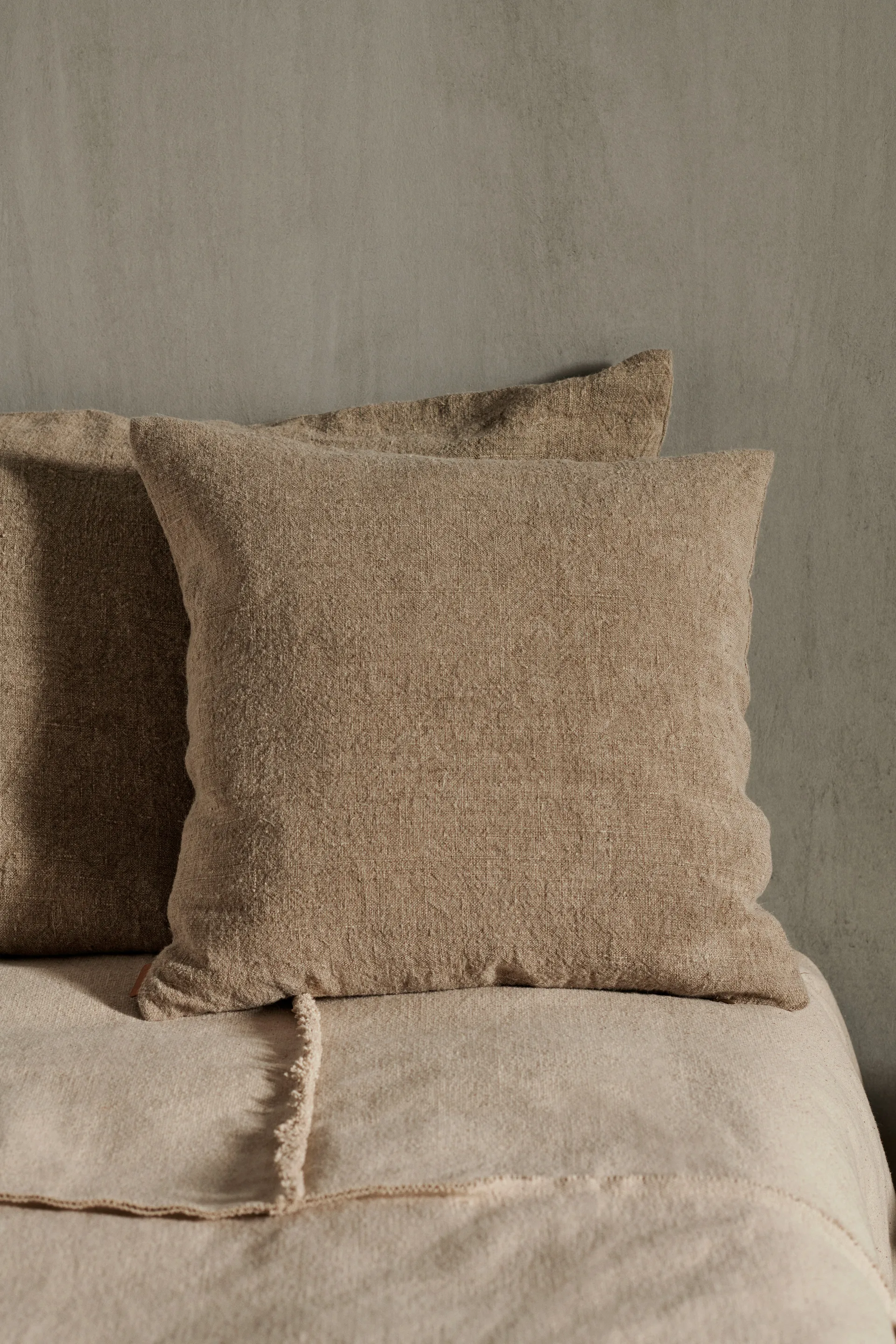 Heavy Linen kudde 50x50 cm, Natural Ferm Living