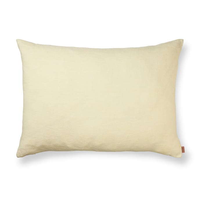 Heavy Linen kudde 60x80 cm - Lemon - ferm LIVING