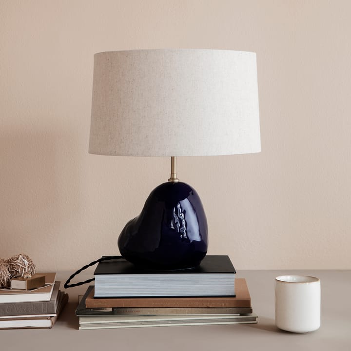 Hebe lampfot small, Deep blue blank Ferm Living