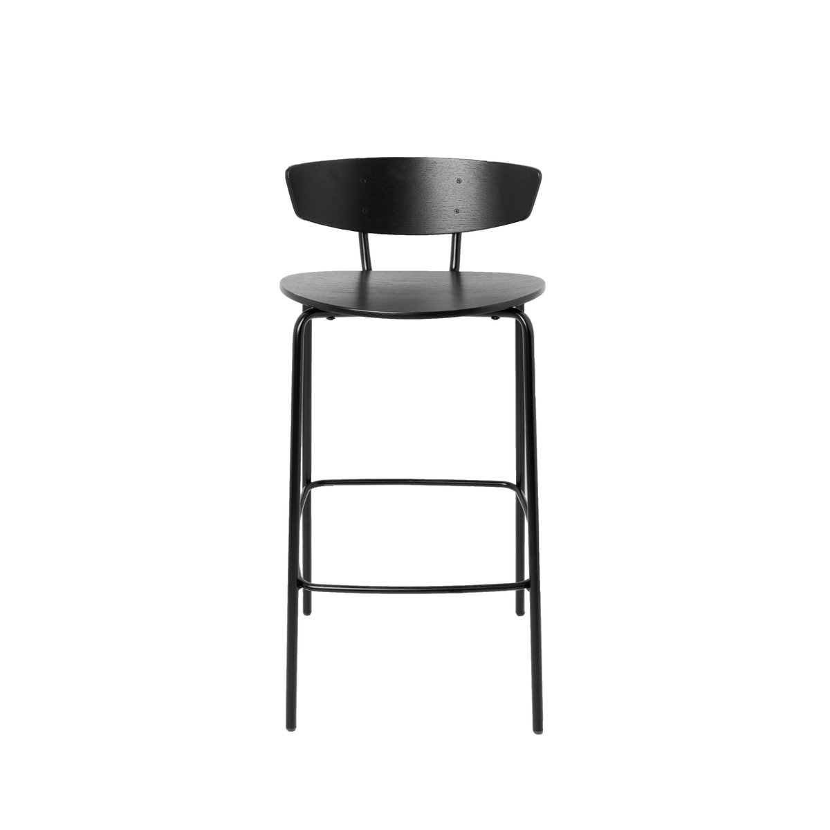 Ferm Living Herman barstol låg svart | Skandinavisk Design | Barstolar | Svart
